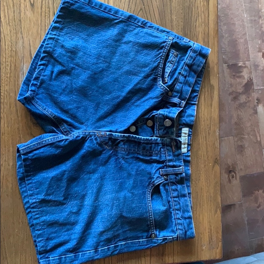 Vintage Burberry denim shorts